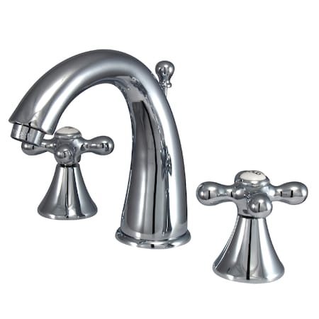 Kingston Brass 8" Widespread Bathroom Faucet, Chrome KS2971AX
